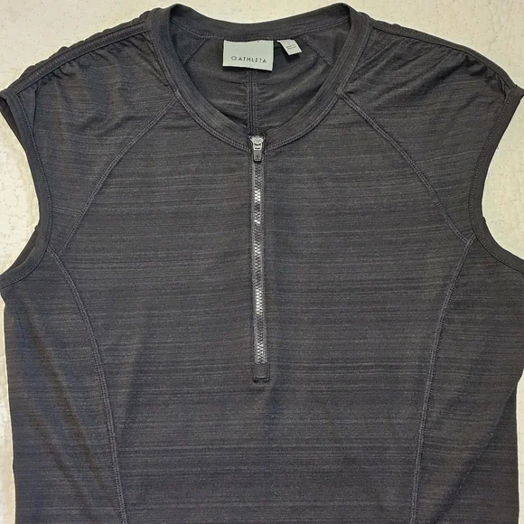 Athleta Pacifica UPF Black Sleeveless Tank - Picture 4 of 10